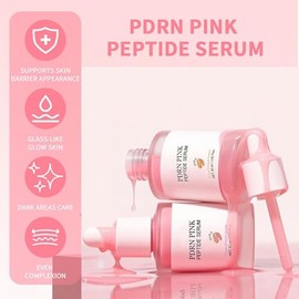 Suero de péptidos de ADN de salmón para cara, sueros PDRN con niacinamida, complejo de 5 péptidos diseñado para apoyar la firmeza de la piel, elastici