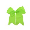 Jumbo Bow Clip with Tails (Neon Green)