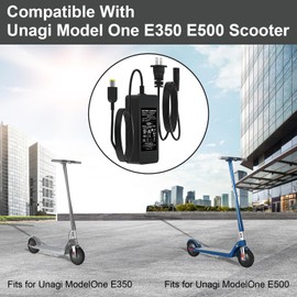 33.6V Charger for Unagi Scooter Compatible with Unagi One E350 E500 Scooter Power Adaper Cord