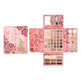 Paleta De Maquillaje De 68 Pcs Con Labial De Larga Duración                                                                                           