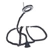 Soldering Helping Hand 5 Jaws 3X USB Magnifier ABS Flexible