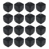 Antrader 16Pcs Black Metal Corner Protector,1.38" Box Edge Guard Protector,Metal