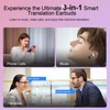 AI Translation Earbuds Real Time, 164 Language Translator Earbud 3-in-1