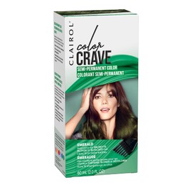 Clairol Color Crave Semi-permanent Hair Color, Emerald, 1 Count