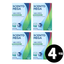 Living Factory H Partner Nutrione Centomega Vegetable Omega-3 NTG 30 Capsules, 4 / 뉴트리원 센토메가 식물성 오메가3 NTG 30캡슐, 4개