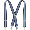 Playshoes Unisex Kids Fully Adjustable Elasticated Striped Suspenders Braces, Blue