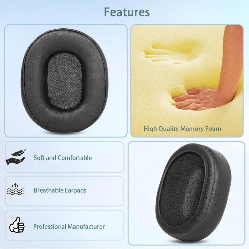 HAIZEEN Ear Pads Compatible with Pioneer SE-MS7BT MS7 Headset Headphones
