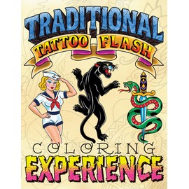 Traditional Tattoo Flash Coloring Experience