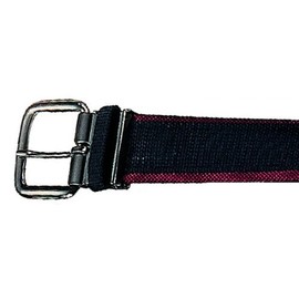 Work time PNB-048 WR Color Soft Belt, One Pin Type, 1.9 inches (48 mm), Wine, Black