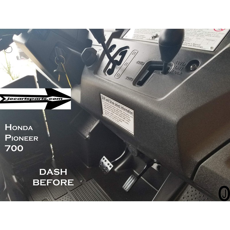 Fits Honda Pioneer 700 Jumbo Cup/Drink Holder Black Diamond Plate