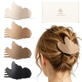 Amlaidu Flat Hair Clips, Large Hair Gripper for Thick and Thin Hair