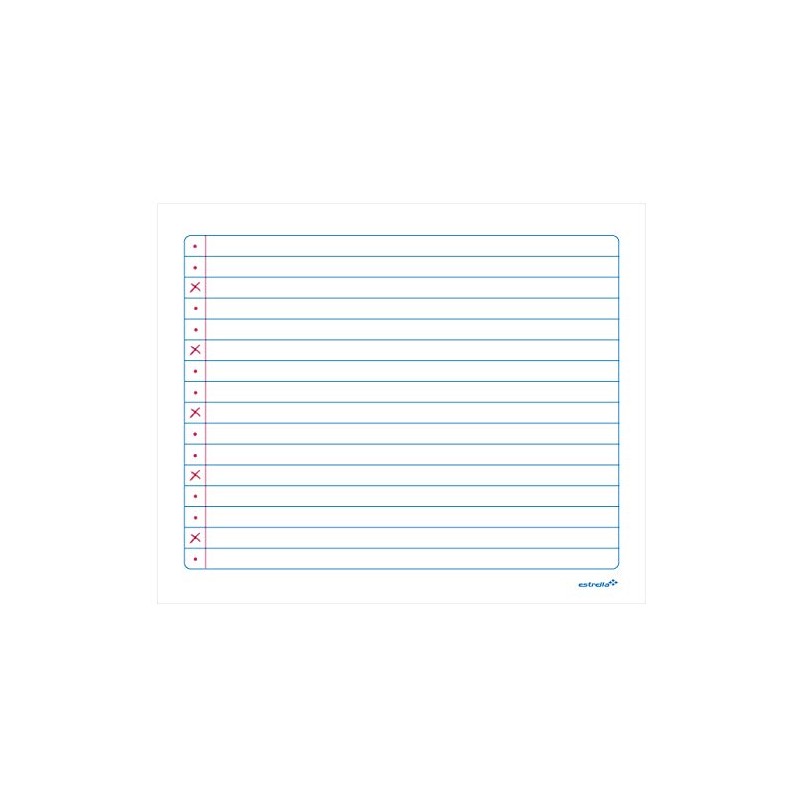 Cuadernos Estrella 0667 Cuaderno Preescolar Raya 10 mm, Puntos Guia,