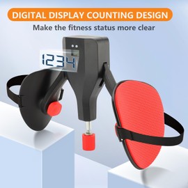 Thigh Master Leg Exerciser Kegel Leg Stretcher, Adjustable 0-77LB, Enhanced Hip and Pelvis with Counting Display for Home Gym