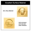 Pocket Door Lock,Privacy Door Hardware Suitable for Bathroom Bedroom etc