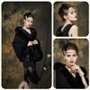 Faux Fur Shawl Wrap Bridal Cape Bridesmaids Stole Lambs Wool