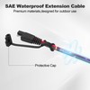 SOLPERK 25Feet SAE SAE Extension Cable Quick Disconnect Wire Harness
