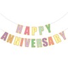 Happy Anniversary Banner, Wedding Anniversary Party Funny Paper Sign Party