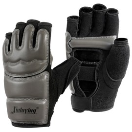 Xinluying Punch Bag Taekwondo Karate Gloves for Sparring Martial Arts Boxing Training Fingerless Women Kids