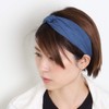 M.H.A.style Women's Headband (Cross), Cutout, Plain, Simple, Turban, 21100 B.