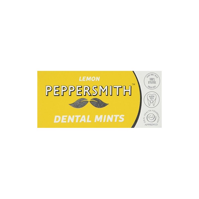 Peppersmith Sicilian Lemon and Fine English Peppermint Fresh Mints 15