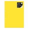 A4 Ruled White Paper Refill Yellow Notepad Notebook 100 Sheets