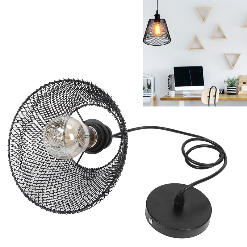 Wrought Iron Pendant Light Nordic Innovative LED Hanging Lamp Living