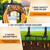 Jvgoo Garden Hose Holder for Outside - Upgraded Water Hose