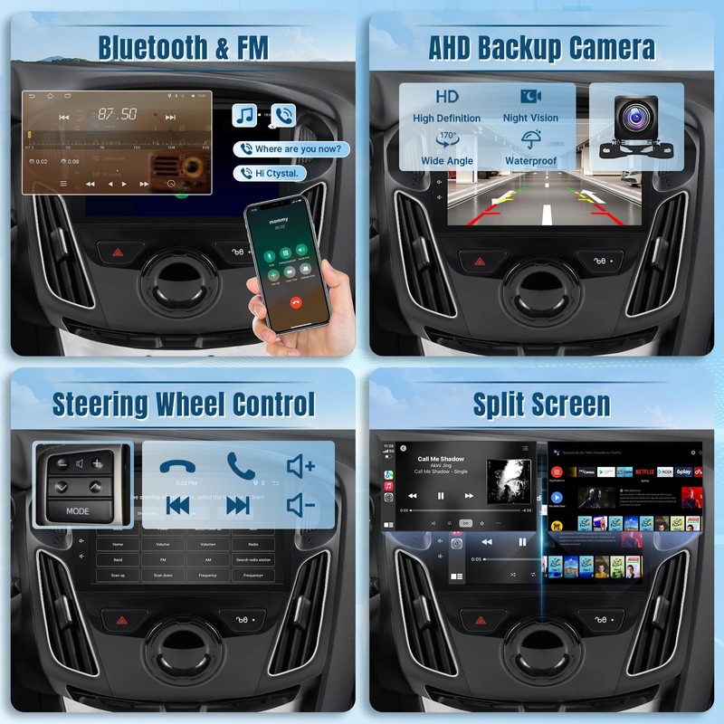 Naifay Android Car Radio for Ford Focus 2012 2013 2014