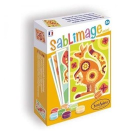 SENTOSPHERE 3908102 Children's Sand Painting Kit Mini Aboriginal Design, Multi-Colour