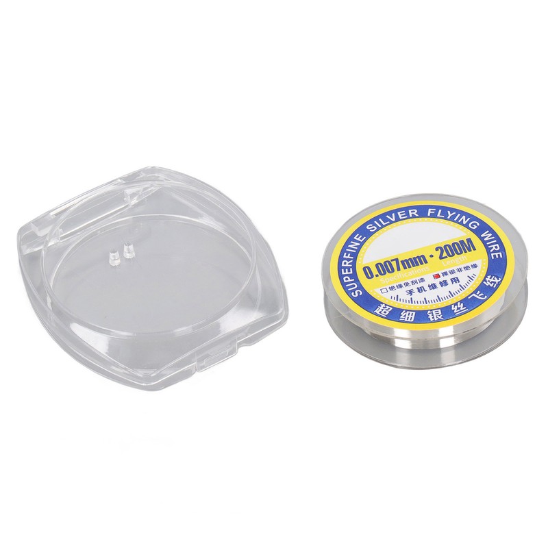 0.007mm Superfine Silver Jumping Wire Stretchable Ultra Fine Electronic Maintenance