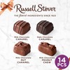 Russell Stover Assorted Caramels in Milk and Dark Chocolate, Mother's