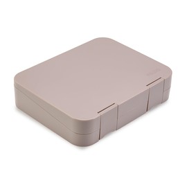 nouka Grand Bento Box | Easy to open latches | Spill Proof Design | 6-Compartment Removable Tray | Bloom