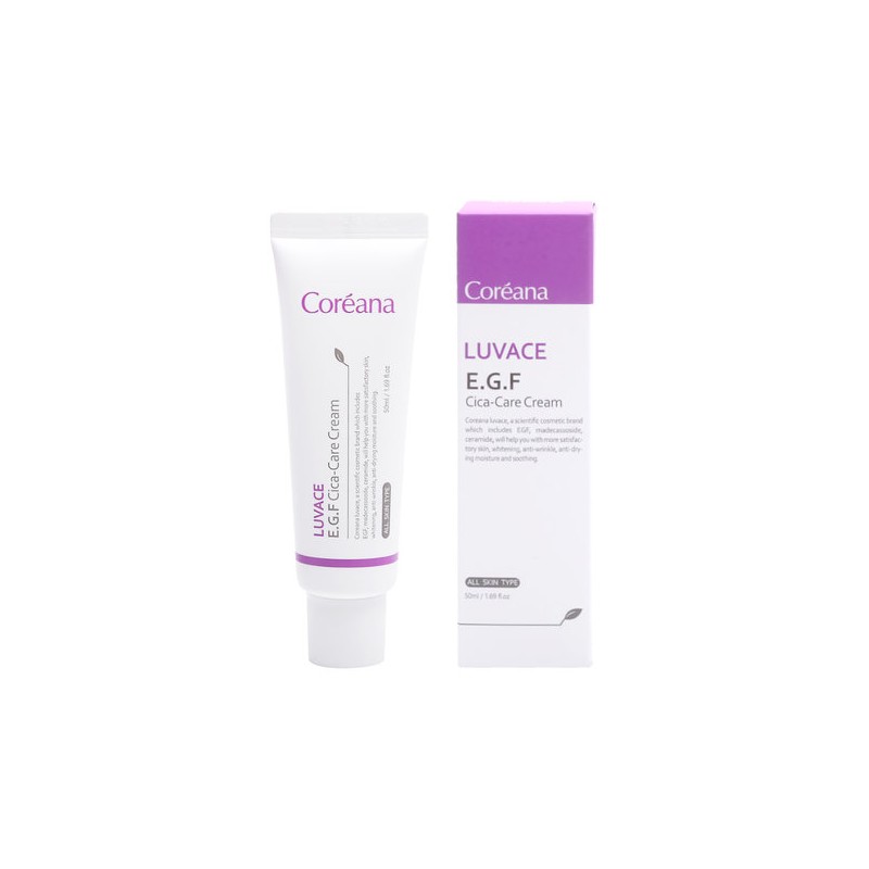 Koreana Rubache EGF Cica Care Cream_Coreana Cosmetics / 루바체 EGF