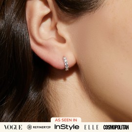 Ana Luisa Huggie Hoop Earrings for Women Trendy - 14K Gold Plated and Sterling Silver Hoop Earrings - Hypoallergenic, Water-Resistant,Tarnish-Free Jewelry - Small & Mini Earring for Women, Mini