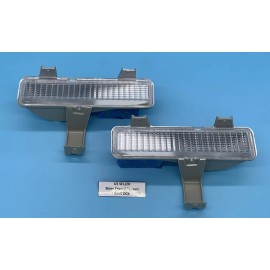 PTE Co. PAIR Front Turn Signal Lamps for 1980 - 1990 Chevy Caprice Lights Left Right L R