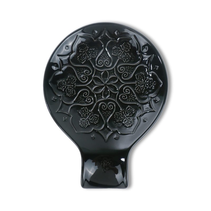 Ceramic Spoon Rest for Kitchen Counter and Stove Top -