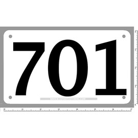 BlueFootedTiming Race Numbers 701-800 Competitor tryout tyvek bib Numbers, Set of 100, 4x7, Industry Standard tyvek tearproof & Waterproof. Select Sequence Using Size Choice.