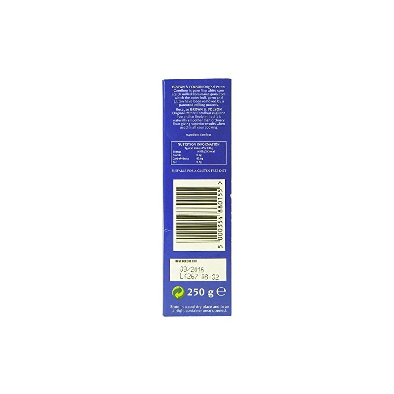 Brown & Polson - Original Patent Cornflour - 250g x
