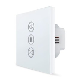 LoraTap Smart roller shutter wall switch: no hub - timer saves manual work - app remote control on the go - Alexa/Google voice control - roller shutters, blinds, awnings - 600 W 4-core AC motor