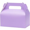 UnicoPak 30 Pack Purple Gable Treat Boxes Party Favor Goodie