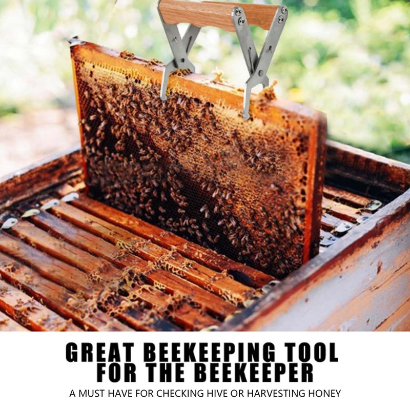 One Piece Ergonomic Handle Bee Frame Grip Practical Bee Hive