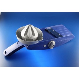 TNS 3000 All In One Mandolin Slicer + Spare Blades, Choice of Colours Blau - Blue