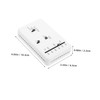 OSALADI Rv Analog Thermostat White Electric Heating Cooling Controller for