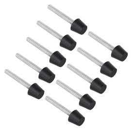 CoCud Toggle Clamp Foot, Thread Diameter M6x56mm, Rubber Head Carbon Steel Steel Adjustable Clamp -(Applications: for Woodworking Metal Working DIY Project) -10 Pieces