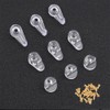 Glass Door Retainer Clips Kit for Cabinet Door, Glass Window,Offset