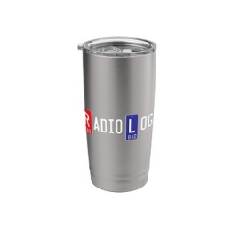 Radiology X-Ray Markers T-Shirt, Right Left Lead Marker Stainless Steel Insulated Tumbler