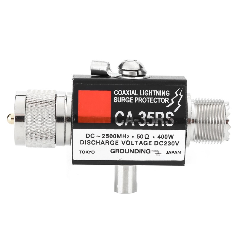 Walkie Talkie Antenna Arrestor Radio Repeater AntiThunder Antenna Surge Protector(CA35RS(MM