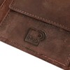 BUFFALO HILL Wallet I Lion Motif I Buffalo Leather Wallet