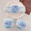 CATOR Pack of 3 Spa Headband Wrist Wash Band Set,