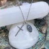 Unbranded Dainty Cross & Virgin Mary Necklace • Minimalist Necklace
